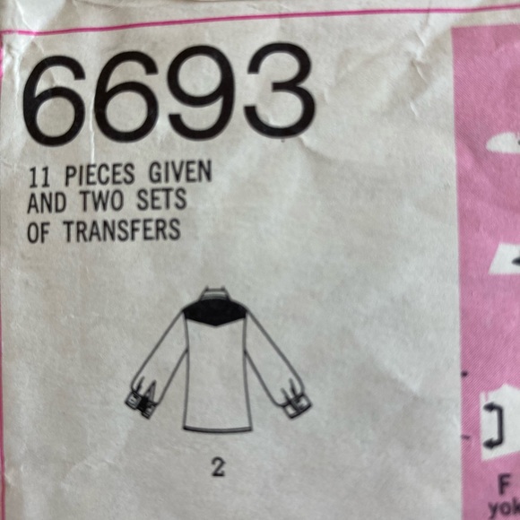 Vintage 1970s Men’s Simplicity Western Shirt Pattern Sizes 38 and 40 - Picture 5 of 7